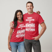 アニメとスケッチに夢中になりがちなお友達 Tシャツ (ユニセックス)
