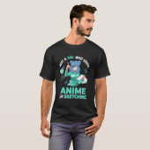 アニメとスケッチ画が好きな人 Tシャツ (正面フル)
