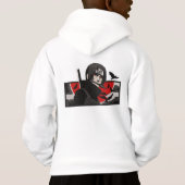 アニメと漫画のファン向けユニークおたくデザインTシャツ (裏面)