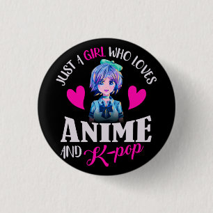 アニメとK – が大好きな女ポップ・アートのの子    缶バッジ