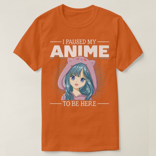 アニメのない一日は Tシャツ (デザイン正面)