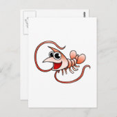 アニメのエビ ポストカード (正面/裏面)