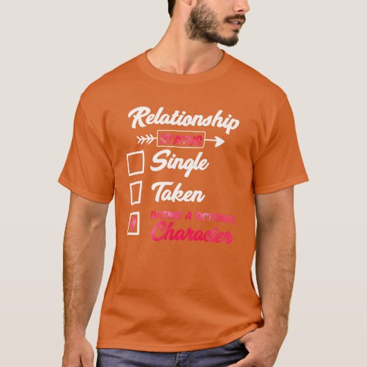 アニメのキャラクターとの関係GIF Tシャツ (正面)