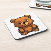 アニメのクマイラストレーション コースター (左側)