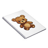 アニメのクマイラストレーション ノートブック (右側)