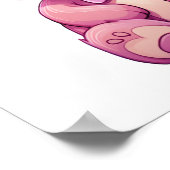 アニメのクマイラストレーション ポスター (角)