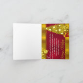 アニメのクリスマスカード シーズンカード (内部)