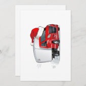 アニメのクリスマスカード シーズンカード (正面/裏面)