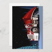 アニメのクリスマストラック シーズンカード (正面/裏面)