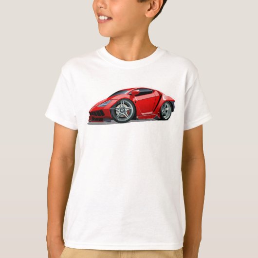 アニメのスーパーカー Tシャツ (正面)