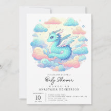 アニメのドラゴン ベビーシャワー