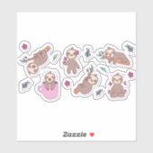 アニメのナマケモノかわいいステッカーセット シール (シート)