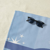 アニメのハリー、ロン、ハーマイオ飛んでいるニー・イン・ウッズ ビーチタオル (インサイチュ)