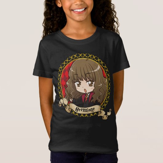 アニメのハーマイオニー・グレンジャー・ポートレート Tシャツ (正面)