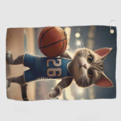アニメのバスケットボール猫, ゴルフタオル (横)