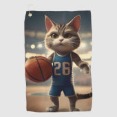 アニメのバスケットボール猫, ゴルフタオル (正面)