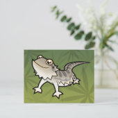 アニメのヒゲ竜 ポストカード (スタンド正面)