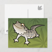 アニメのヒゲ竜 ポストカード (正面/裏面)