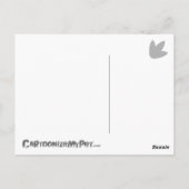 アニメのヒゲ竜 ポストカード (裏面)