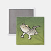 アニメのヒゲ竜 マグネット (正面/裏面)