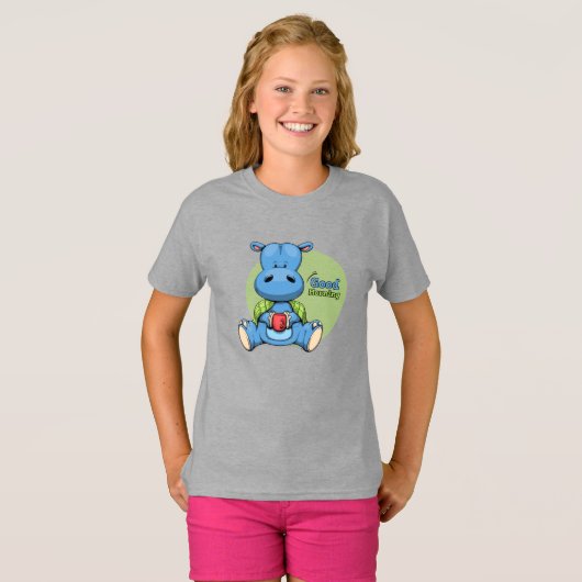 アニメのヒポポタマス | 子供 Tシャツ (正面フル)