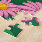 アニメのビーカラフルの花 ジグソーパズル (側面)