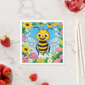 アニメのビーカラフルの花 スタンダードカクテルナプキン (インサイチュ)