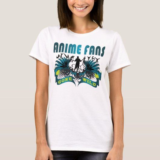 アニメのファンが大人気 Tシャツ (正面)