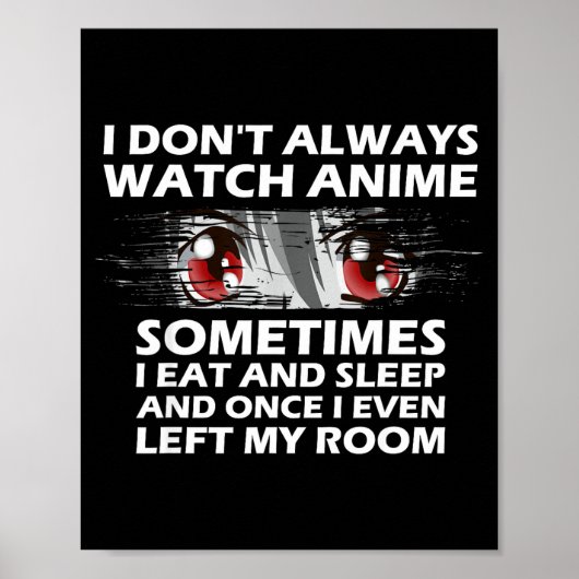 アニメのプレゼント 思春期の女の子 女性 少年向け 可愛いアニメの私 ポスター (正面)