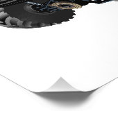 アニメのモンスターカー フォトプリント            (角)