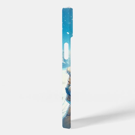 アニメのロマンチックな冬のカップルの電話ケース Case-Mate iPhoneケース (裏面 / 右)