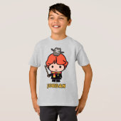 アニメのロンワーズリーとピグウィジョン Tシャツ (正面フル)