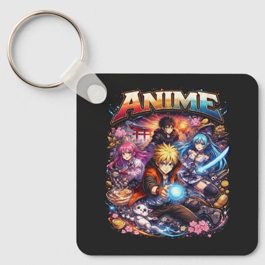 アニメの伝説 キーホルダー (正面)
