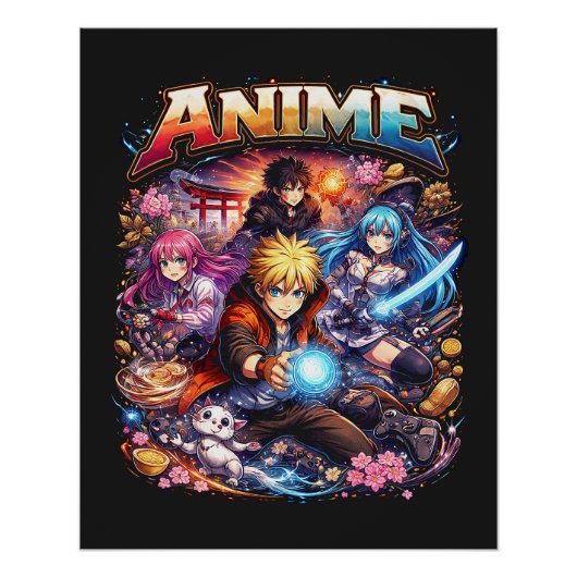 アニメの伝説 ポスター (正面)