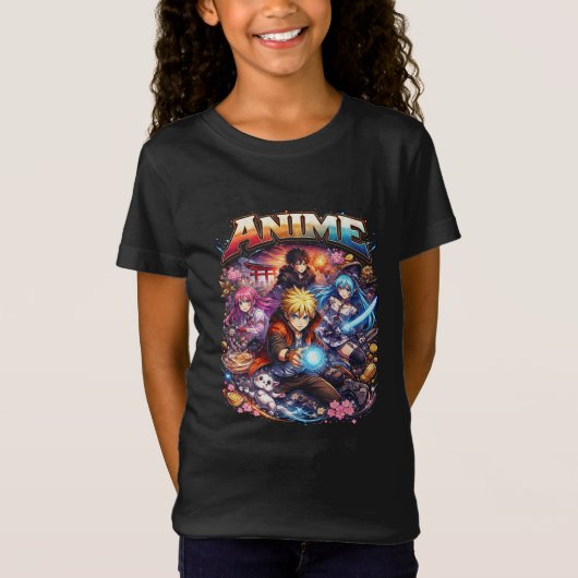 アニメの伝説 Tシャツ (正面)
