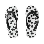 アニメの動物のテクスチャ キッズビーチサンダル (フットベッド)