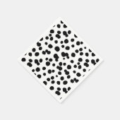 アニメの動物のテクスチャ スタンダードカクテルナプキン (角)