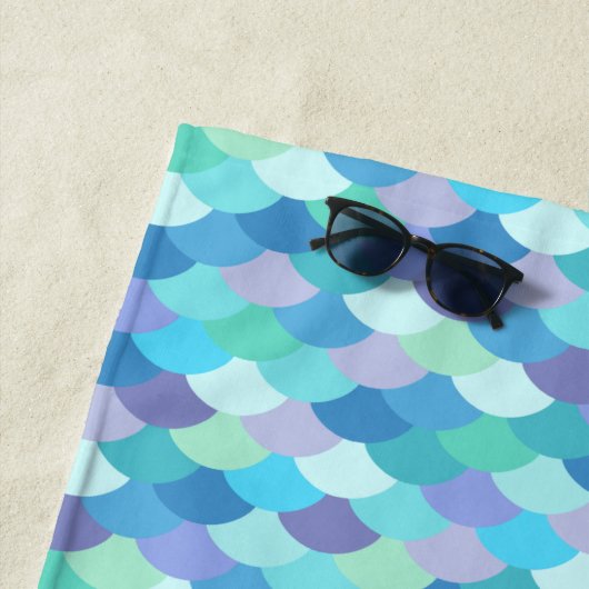 アニメの動物のテクスチャ ビーチタオル (インサイチュ)