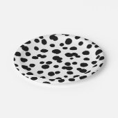 アニメの動物のテクスチャ ペーパープレート (アングル)