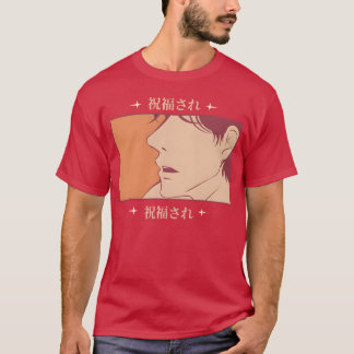 アニメの友達の唇の少年 Tシャツ