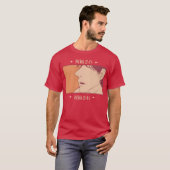 アニメの友達の唇の少年 Tシャツ (正面フル)