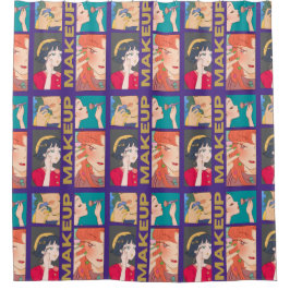 アニメの友達を作る シャワーカーテン