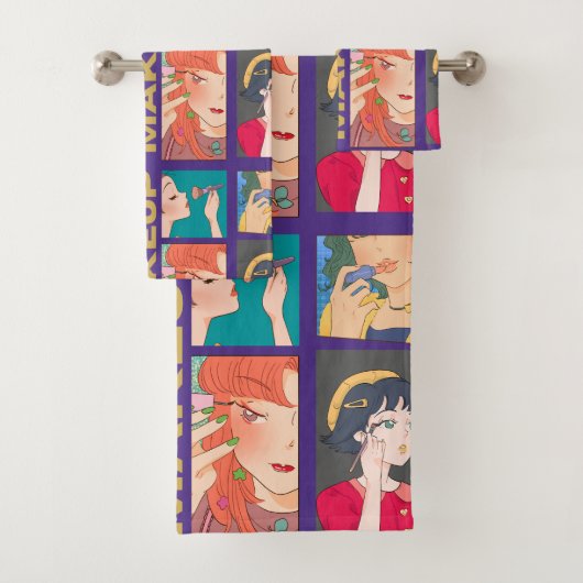 アニメの友達を作る バスタオルセット (インサイチュ)