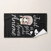 アニメの可愛いコスプレが大好きな女の子 ハンドタオル (ハンドタオル)