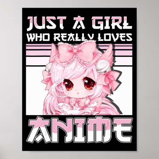 アニメの女の子が本当に大好きな女の子が10代のGif ポスター (正面)