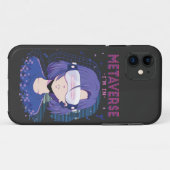 アニメの女の子 バーチャルリアリティメガネ iPhone カー Case-Mate iPhoneケース (裏面(横))
