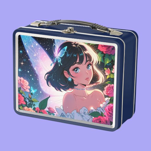 アニメの妖精 メタルランチボックス