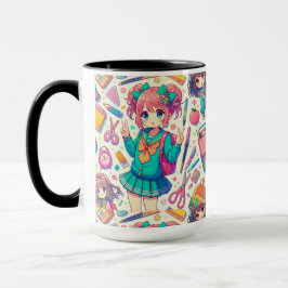 アニメの学生 マグカップ
