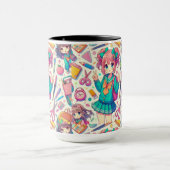 アニメの学生 マグカップ (中央)
