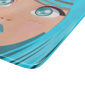 アニメの少女 カッティングボード (角)